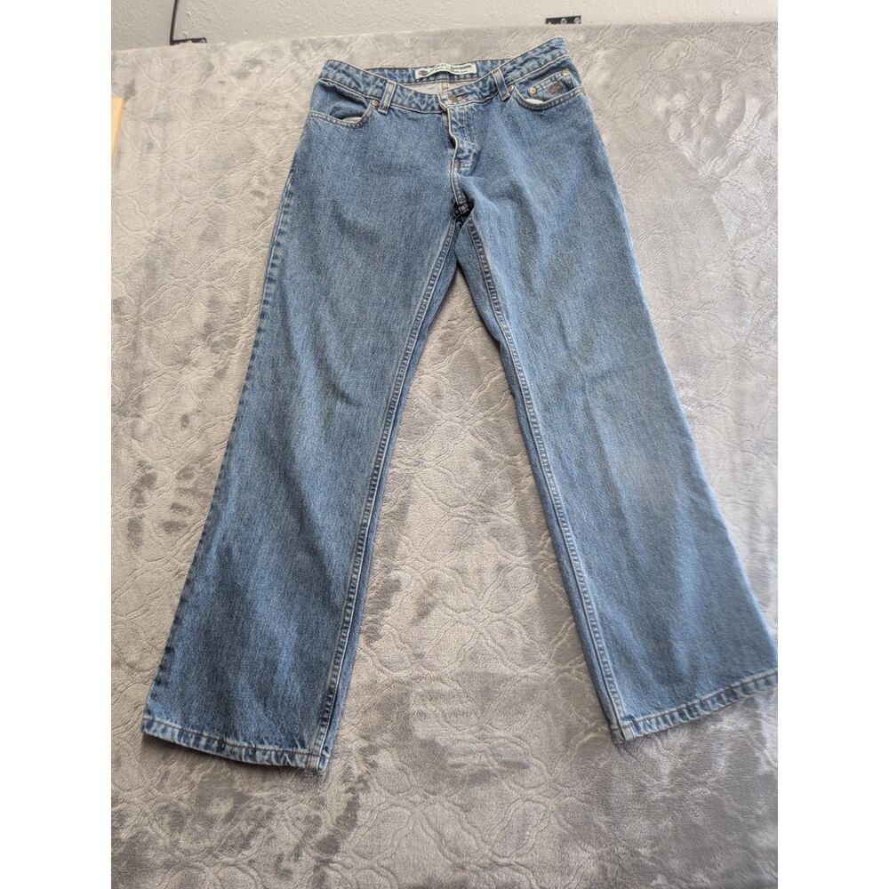 Harley-Davidson Women’s Bootcut Jeans Size 6 Petite Blue Denim 100% Cotton